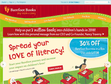 Tablet Screenshot of barefootbooks.com